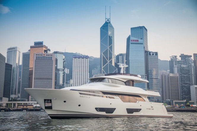 Super Yacht NAVETTA 28 by Custom Line in Hong Kong
