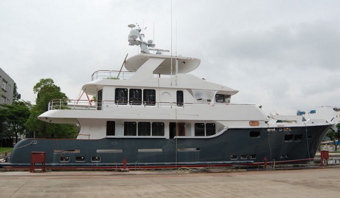 Superyacht Nordhavn 96 - side view