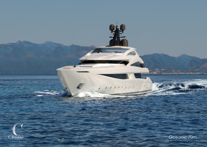 Superyacht Oceanic 70 - front view