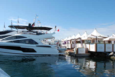 The Sunseeker Stand at the 2015 Istanbul Boat Show