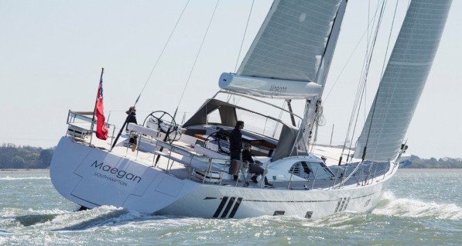 Third Oyster 825 sailing yacht MAEGAN