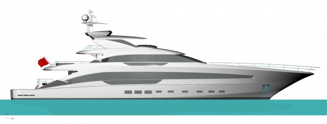 Turquoise 46m Yacht Project by Cor D Rover and Van Oossanen
