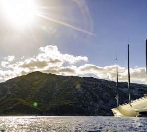 Luxury Sailing Yacht A underway
