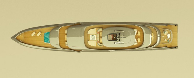 65m T. Fotiadis Superyacht Concept from above