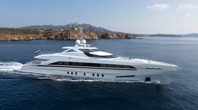 45m superyacht AMORE MIO (Project NECTO, YN 17145) by Heesen Yachts