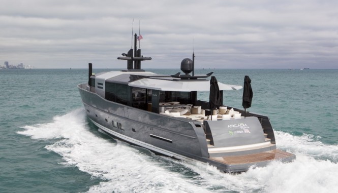 Arcadia 85 Yacht - Photo by Scott Pearson Photography