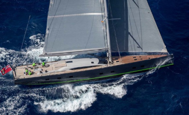 Baltic 108 Yacht WinWin under sail