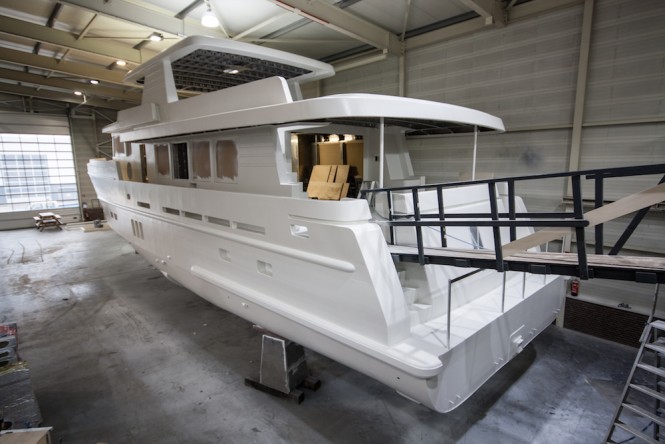 Continental Four 2395M Yacht in build