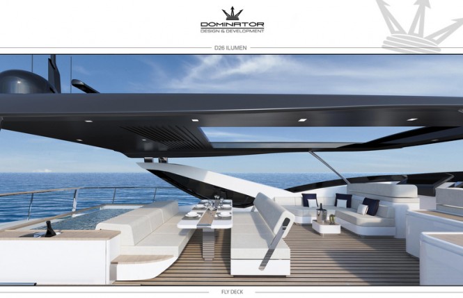 D26 Yacht ILUMEN - Fly Deck