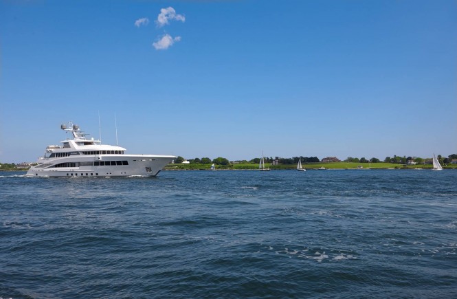 Feadship Superyacht ROCK.IT in Newport, US