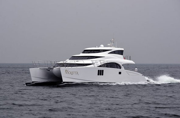 Luxury catamaran VIOLETTA