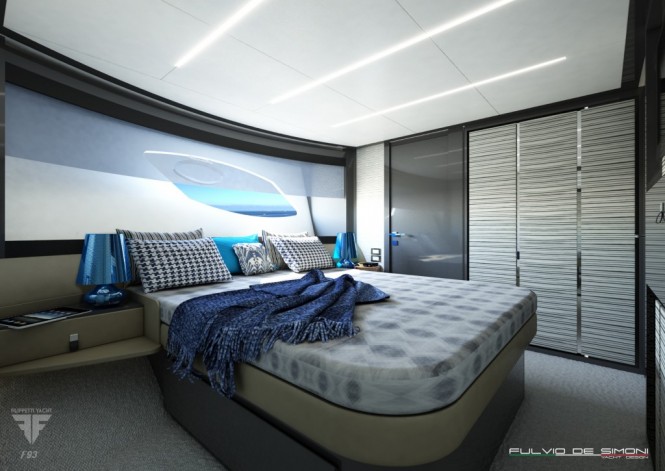 Luxury yacht F93 - Guest Cabin