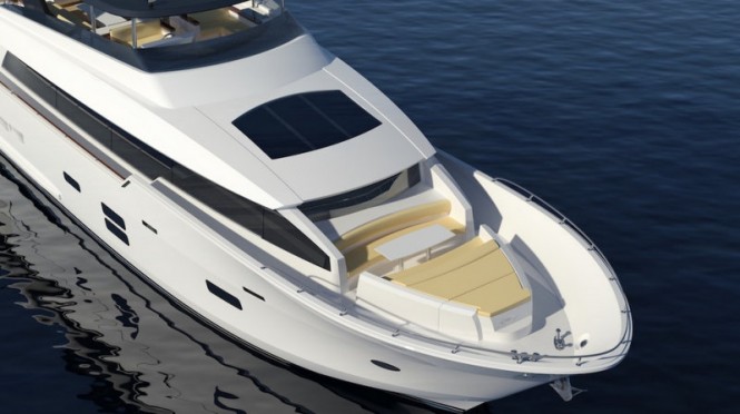 Luxury yacht Hatteras 90