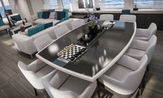 Luxury yacht NINA - Dining