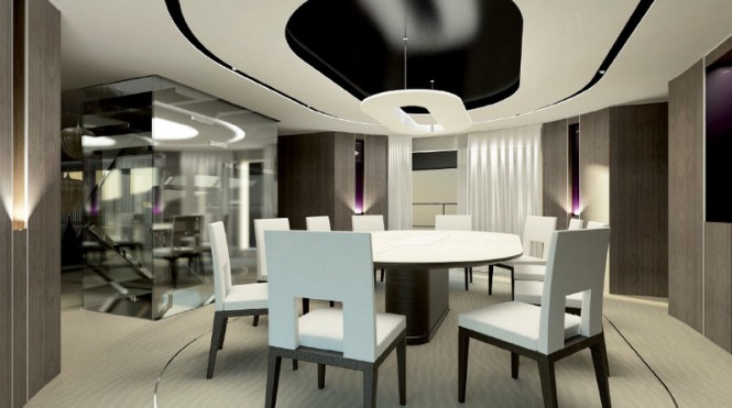 MERIDEON 170 yacht concept - Dining