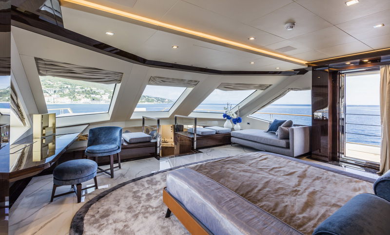 serenity yacht interior