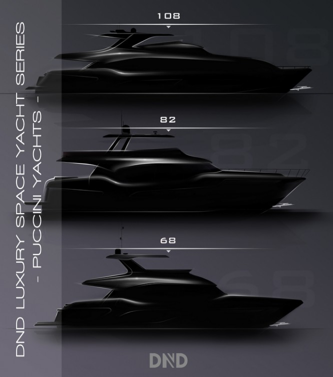New Series of Luxury Yachts by DND Yacht Design for Puccini Yachts
