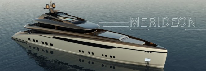 New superyacht MERIDEON 170 concept by Sunrise Yachts and Focus Yacht Design