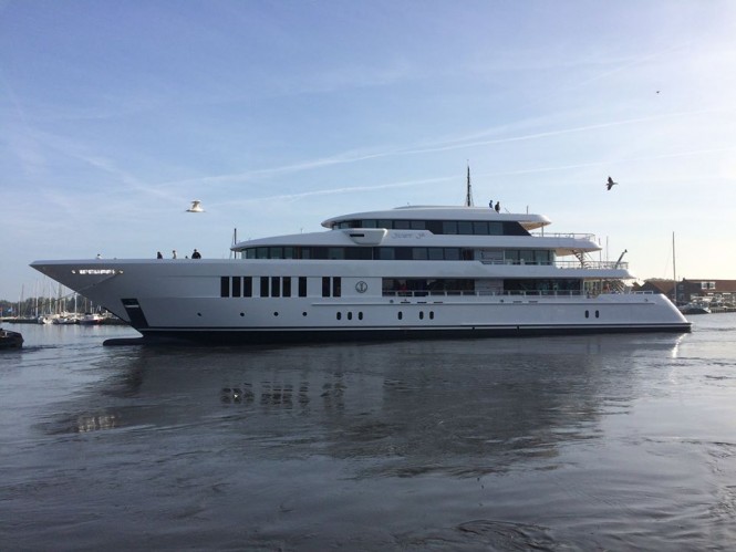 Newly launched superyacht JUST Js by Hakvoort