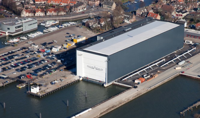 OCEANCO's New Superyacht Facility from above