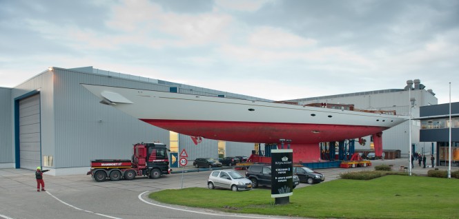 Sailing Yacht ADELE to be refitted by Royal Huisman's Huisfit - Photo by Hans Westerink