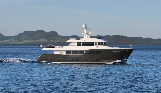 Superyacht ACALA - side view