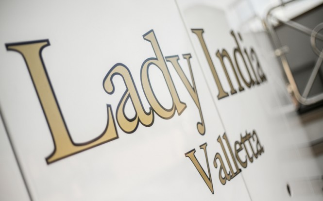 Superyacht LADY INDIA - Photo by Peter Baas