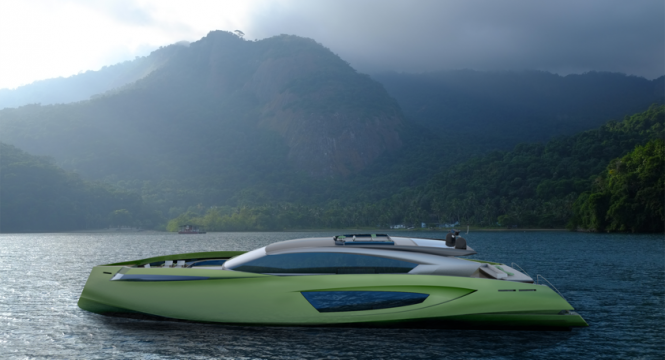 36m INARA concept by Corgo Yacht Design