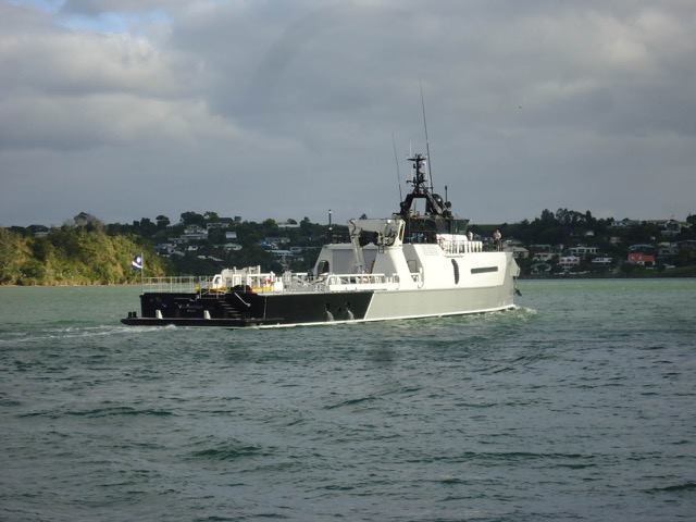 ADVANTAGE underway - aft view - Photo by Diverse Projects