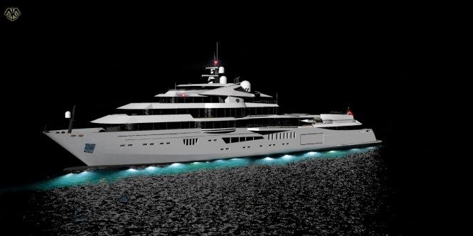 GALENE concept with underwater lights