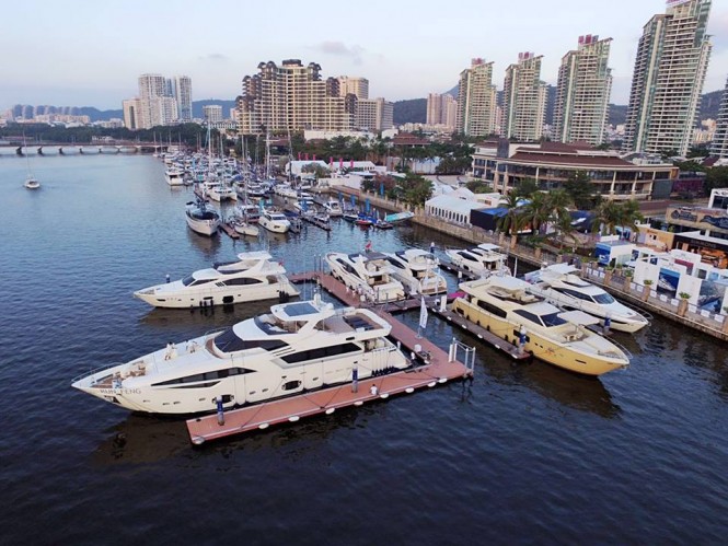 Luxury motor yachts by Ferretti Group at the Hainan Rendezvous 2015