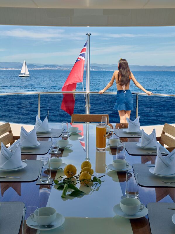 Luxury yacht ASYA - Photo by David Churchill