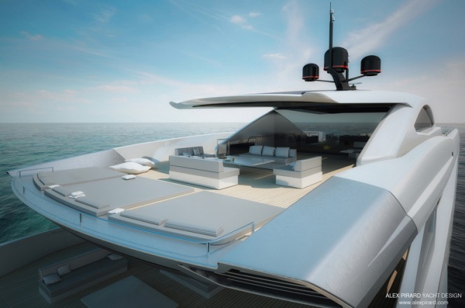 Luxury yacht MY 215 concept - Exterior