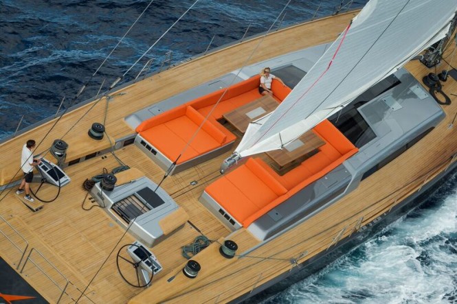 NIKATA at full speed from above - Photo by Guido Cantini