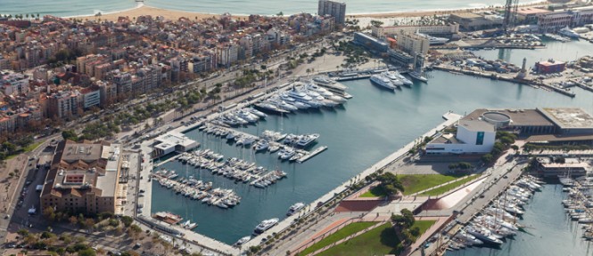 OneOcean Port Vell from above