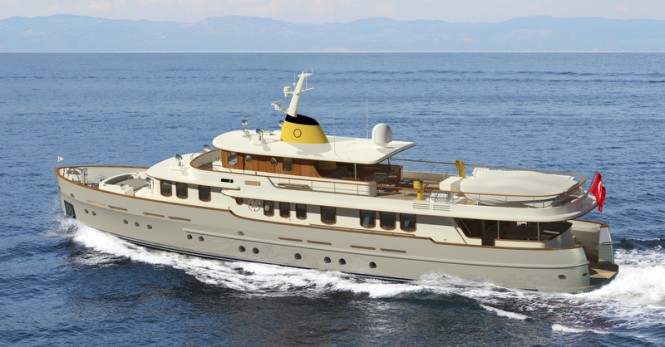 Rendering of CMY 36 by Taka Yacht Design