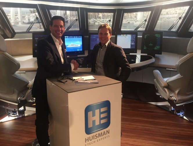 Rob Huisman, director of Huisman with Peter Dijkstra