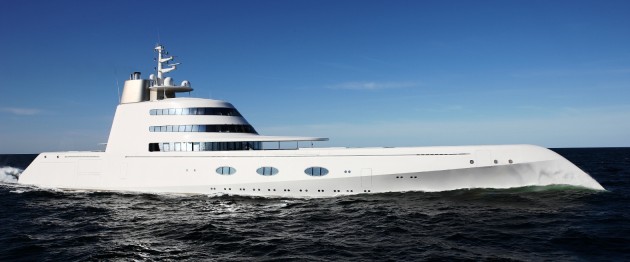 Superyach A - Photo credit to Guillaume Plisson