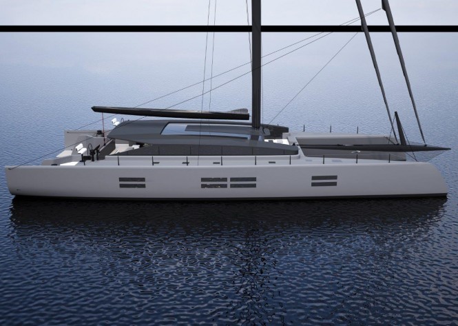 90' catamaran concept by McConaghy and Ker Yacht Design