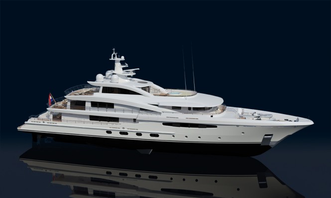 AMELS 188 yacht in 3D