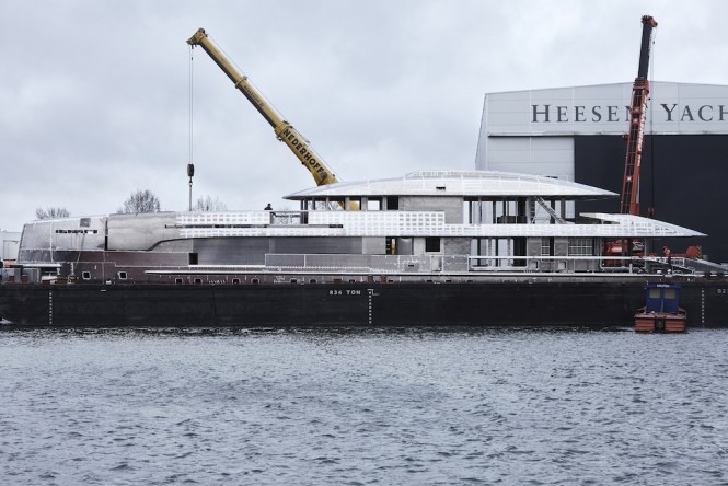 Heessen Yachts Project NOVA under construction in Oss - Photo by Dick Holthuis