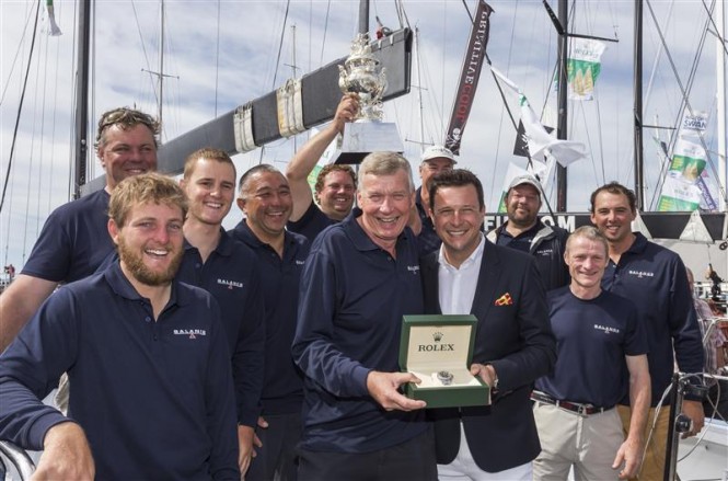Overall Winner Paul Clitheroe and Balance Crew - Photo by Rolex Stefano Gattini
