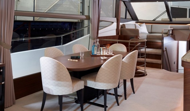 Princess 75 - Dining Area - Image by Princess Yachts International plc