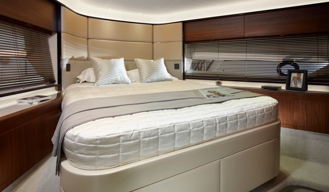 Princess 75 - Forward Cabin - Image by Princess Yachts International plc