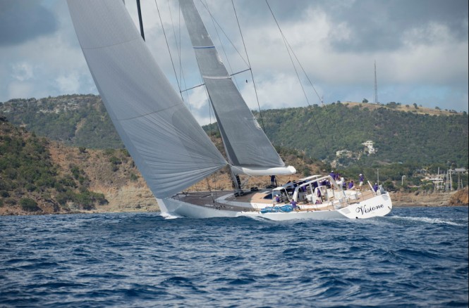 Visione under sail - Image by Ted Martin