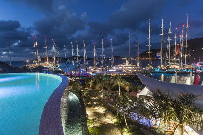 Yacht Club Costa Smeralda Virgin Gorda, BVI. Photo Carlo Borlenghi