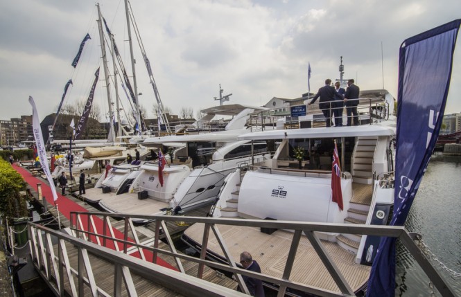 Luxury vessels on display in London