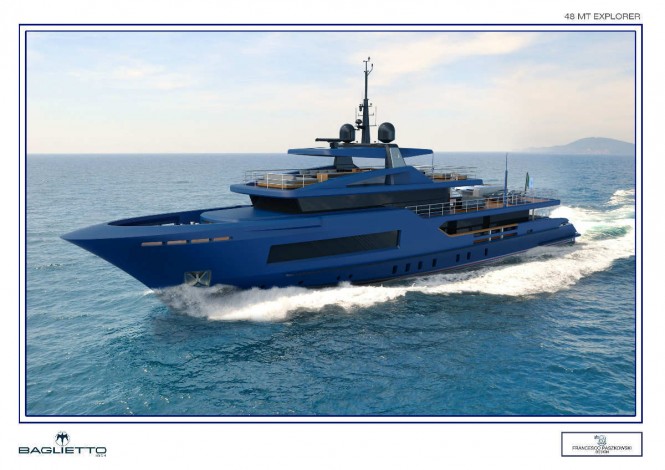 48m Explorer by Baglietto and Francesco Paszkowski