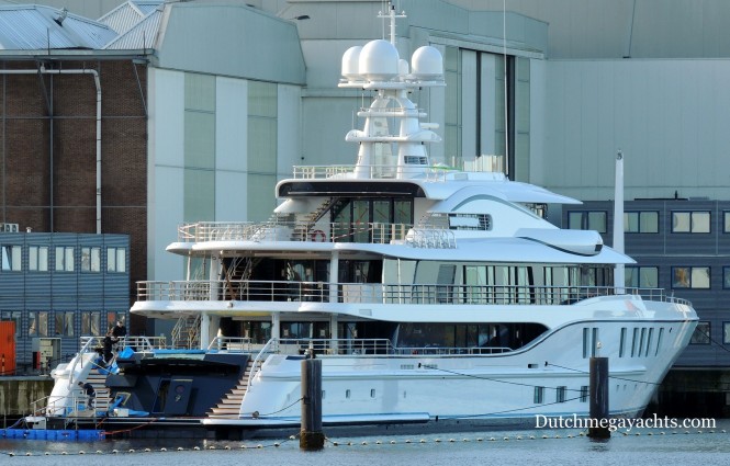 AMELS 242 Project FREEFALL - aft view - Photo by Dutchmegayachts