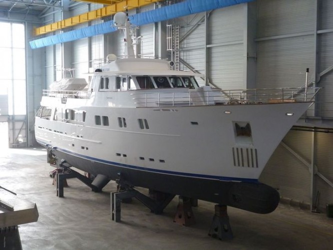 ESPIRITU SANTO at OCEA shipyard for refit work